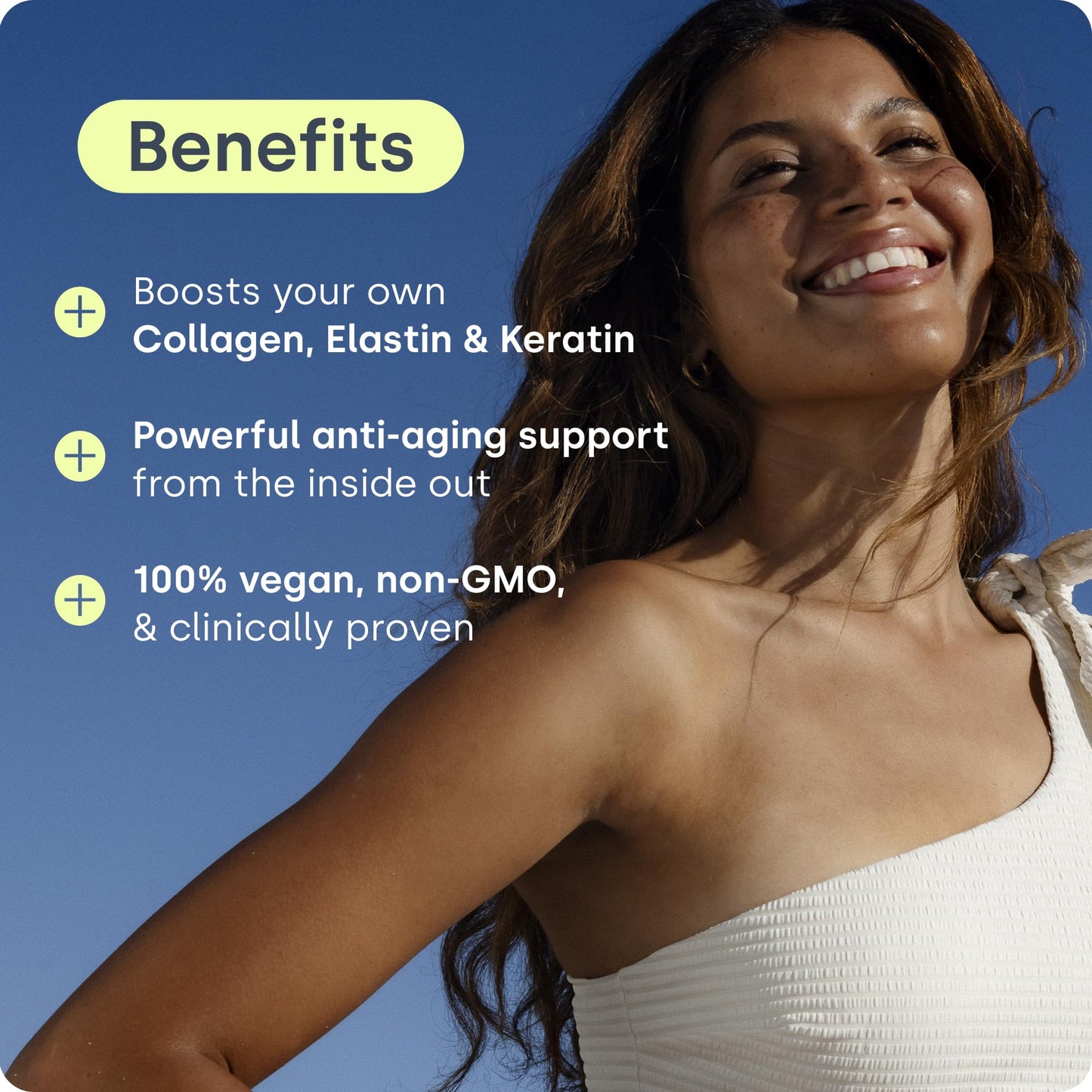 Biosil Collagen Booster Supplement - 180 Vegan Capsules - Patented ch-OSA Activator for Skin, Hair, Nails & Joints - Supports Natural Production - 90-Day Supply - Maple Wellness Supplements