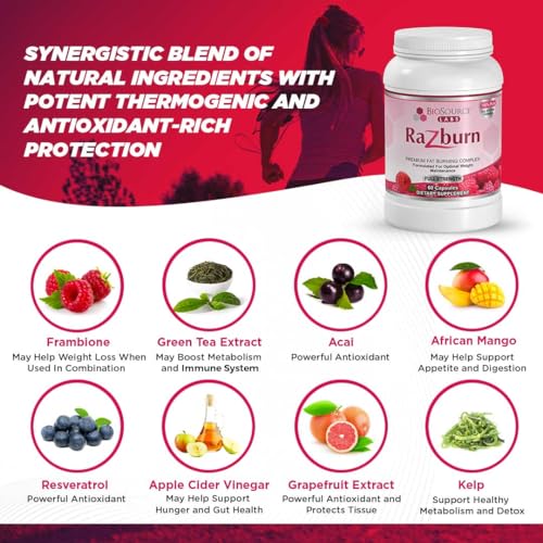 BioSource Labs Razburn – Premium Thermogenic Complex Pills with Natural Ingredients - Maple Wellness Supplements