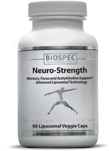 BIOSPEC NUTRITIONALS Neuro-Strength - Support Cognitive Performance* - Acetyl-L-Carnitine, Alpha-GPC, Phosphatidylserine, Huperzine - Maple Wellness Supplements
