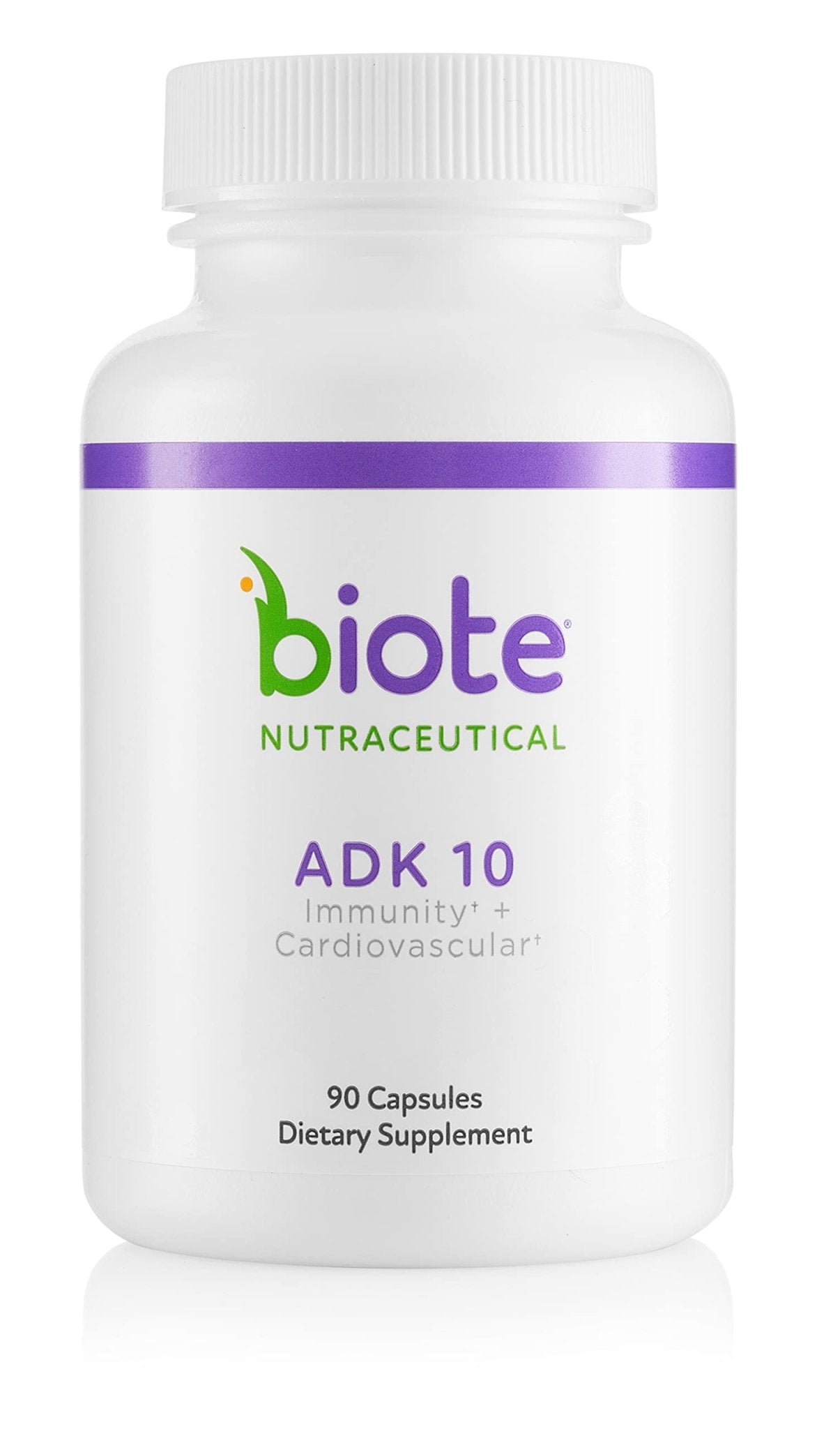 Biote Nutraceuticals - ADK 10 - Immunity + Cardiovascular (90 Capsules) - Maple Wellness Supplements