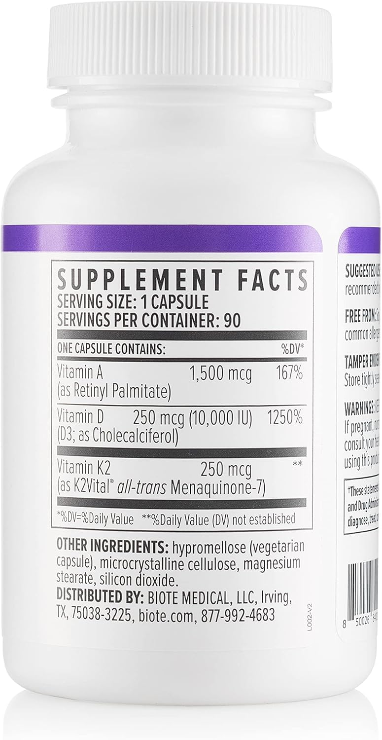Biote Nutraceuticals - ADK 10 - Immunity + Cardiovascular (90 Capsules) - Maple Wellness Supplements