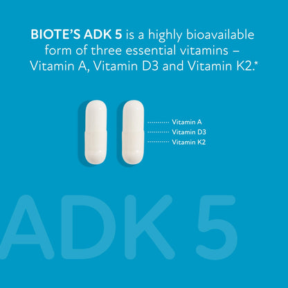 Biote Nutraceuticals - ADK 5 - Immunity + Cardiovascular (90 Capsules) - Maple Wellness Supplements