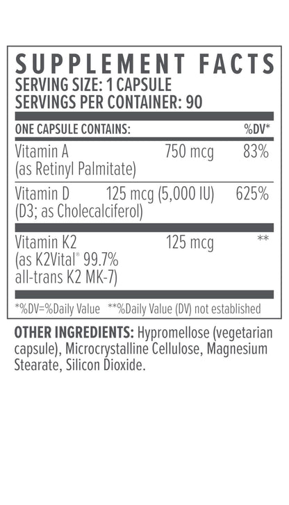 Biote Nutraceuticals - ADK 5 - Immunity + Cardiovascular (90 Capsules) - Maple Wellness Supplements