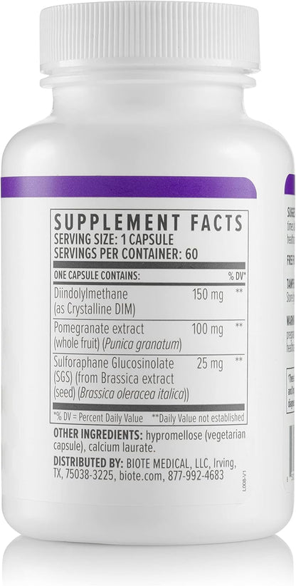 Biote Nutraceuticals - DIM SGS + - Hormone + Detox (60 Capsules) - Maple Wellness Supplements