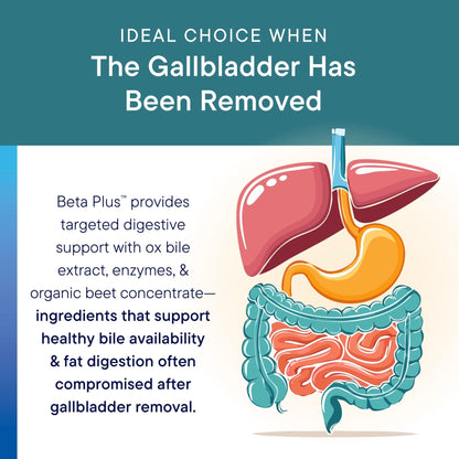 Biotics Research Beta-Plus™ Nutritional Ox Bile Salts Digestive Enzymes Supplement for Bile Production for No Gallbladder-Supports Overall Liver Function, - Maple Wellness Supplements