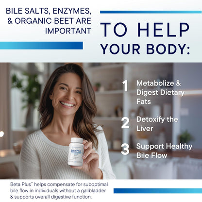 Biotics Research Beta-Plus™ Nutritional Ox Bile Salts Digestive Enzymes Supplement for Bile Production for No Gallbladder-Supports Overall Liver Function, - Maple Wellness Supplements