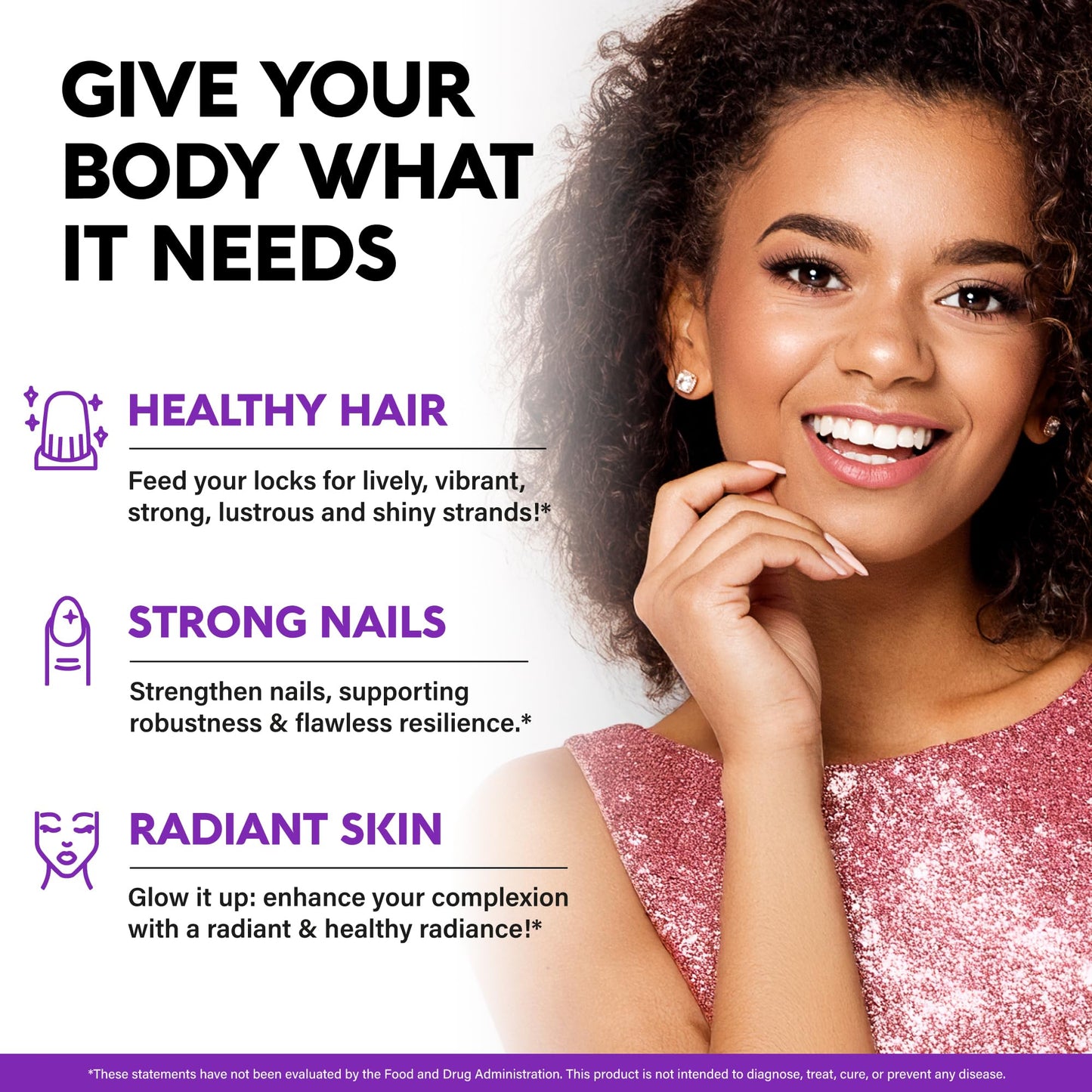 Biotin Gummies with Collagen - Hair Growth Support Skin, & Nail Strength - for Women & Men - Biotin 10000mcg | Keratin | Hyaluronic Acid | B-Complex | Saw Palmetto - Maple Wellness Supplements