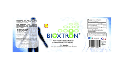 Bioxtron Natural AFA Stem Cell Supplement - Joint Support & Muscle Pain - Immune System Support - Natural Blue Green Algae Spirulina - 120 Caps - Maple Wellness Supplements