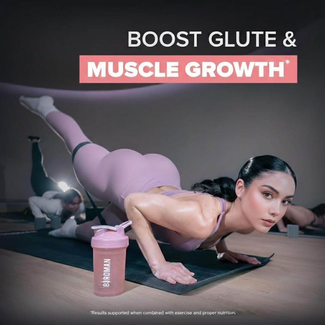BIRDMAN Creatine for Women | Creatine Monohydrate Powder with Myo & D-Chiro Inositol, Hyaluronic Acid, Zinc, Electrolytes and Vitamins | Sugar Free, Pink Lemonade | 30 Servings - Maple Wellness Supplements