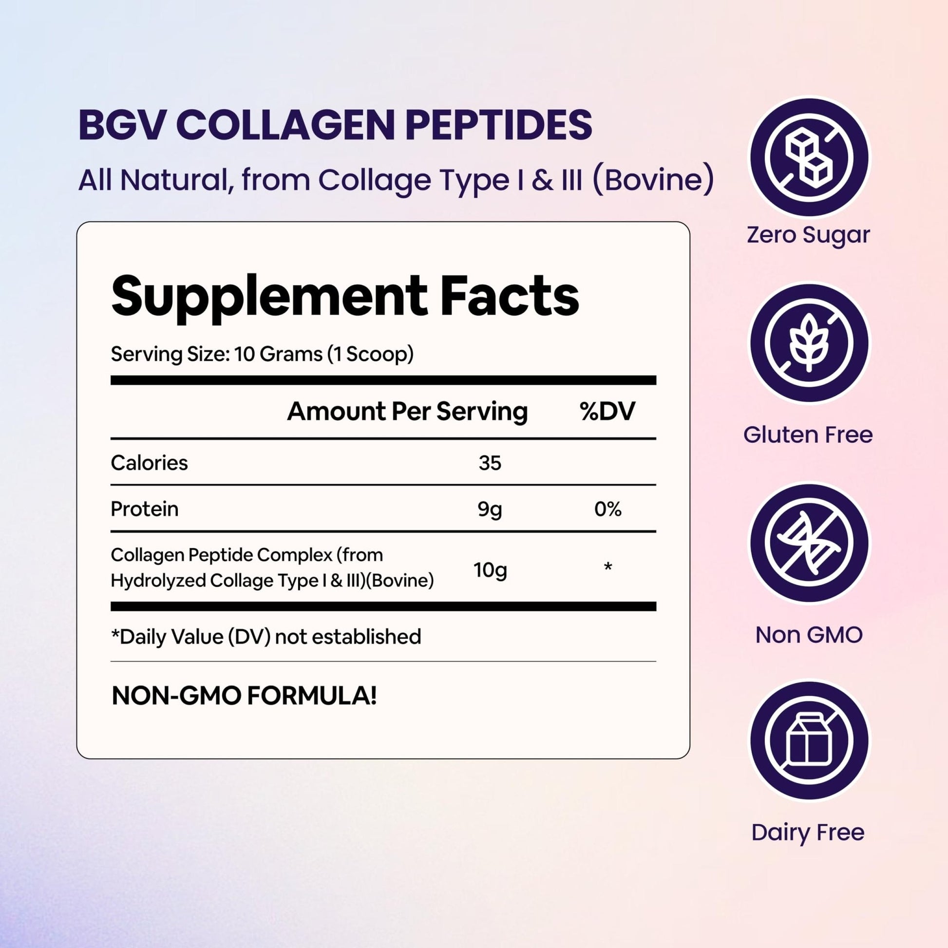 Black Girl Vitamins | Collagen Peptides Powder - Collagen for Skin, Hair & Nails - Unflavored Hydrolyzed Collagen Powder, Dairy-Free - Maple Wellness Supplements
