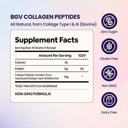 Black Girl Vitamins | Collagen Peptides Powder - Collagen for Skin, Hair & Nails - Unflavored Hydrolyzed Collagen Powder, Dairy-Free - Maple Wellness Supplements