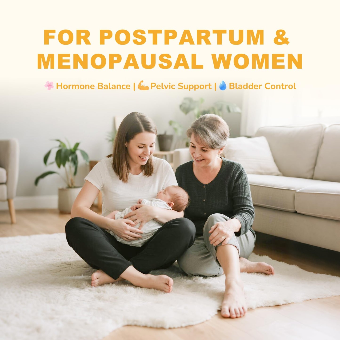 Bladder Control Supplements for Women: UroCollagen for Postpartum Recovery Supports Pelvic Floor Muscles Strength, Urinary Urgency Frequency Leakage, for Hormone Harmony Balance, Powder, 30-Day Supply - Maple Wellness Supplements
