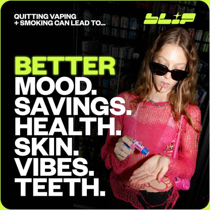 Blip NRT Nicotine Lozenge Mini's - 2mg Mint Flavor (27 Count) - Help Quit Smoking Aid, Reduce Cravings - Nicotine Replacement - Maple Wellness Supplements