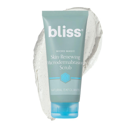 Bliss Micro Magic Skin-renewing Microdermabrasion Scrub | Smoothing Volcanic Pumice & Purifying Kaolin Clay | Refreshed Glow Straight-from-the-Spa - Maple Wellness Supplements