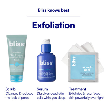 Bliss Micro Magic Skin-renewing Microdermabrasion Scrub | Smoothing Volcanic Pumice & Purifying Kaolin Clay | Refreshed Glow Straight-from-the-Spa - Maple Wellness Supplements