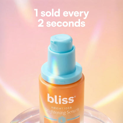Bliss Vitamin C + Tri-Peptide Face Serum – Stabilized Vitamin C with Collagen-Boosting Peptide – Brightening Serum for Dark Spots - Maple Wellness Supplements