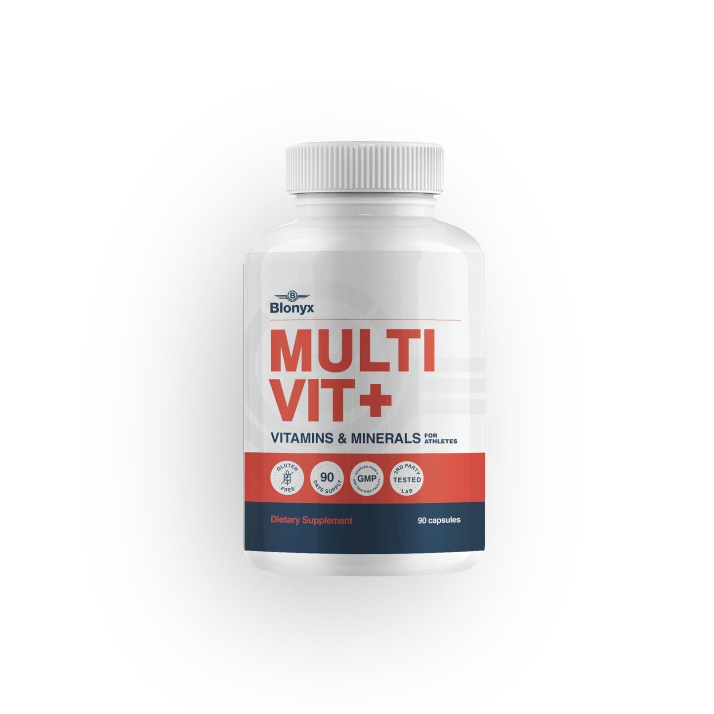 Blonyx Multivit+ Athlete's Multivitamin - Whole Food-Sourced Nutrients, Supports Performance & Muscle Health, 90 Day Supply - Maple Wellness Supplements