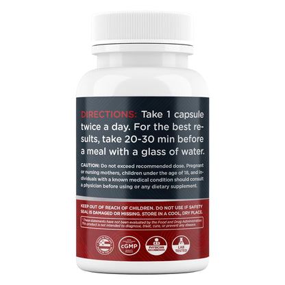 Blood Balance Supplement for Healthy Blood Support, Circulation, Metabolism & Vitality | Energy Formula with Premium Ingredients | Holistic Products to Support Cardiovascular Function – 60 Capsules - Maple Wellness Supplements