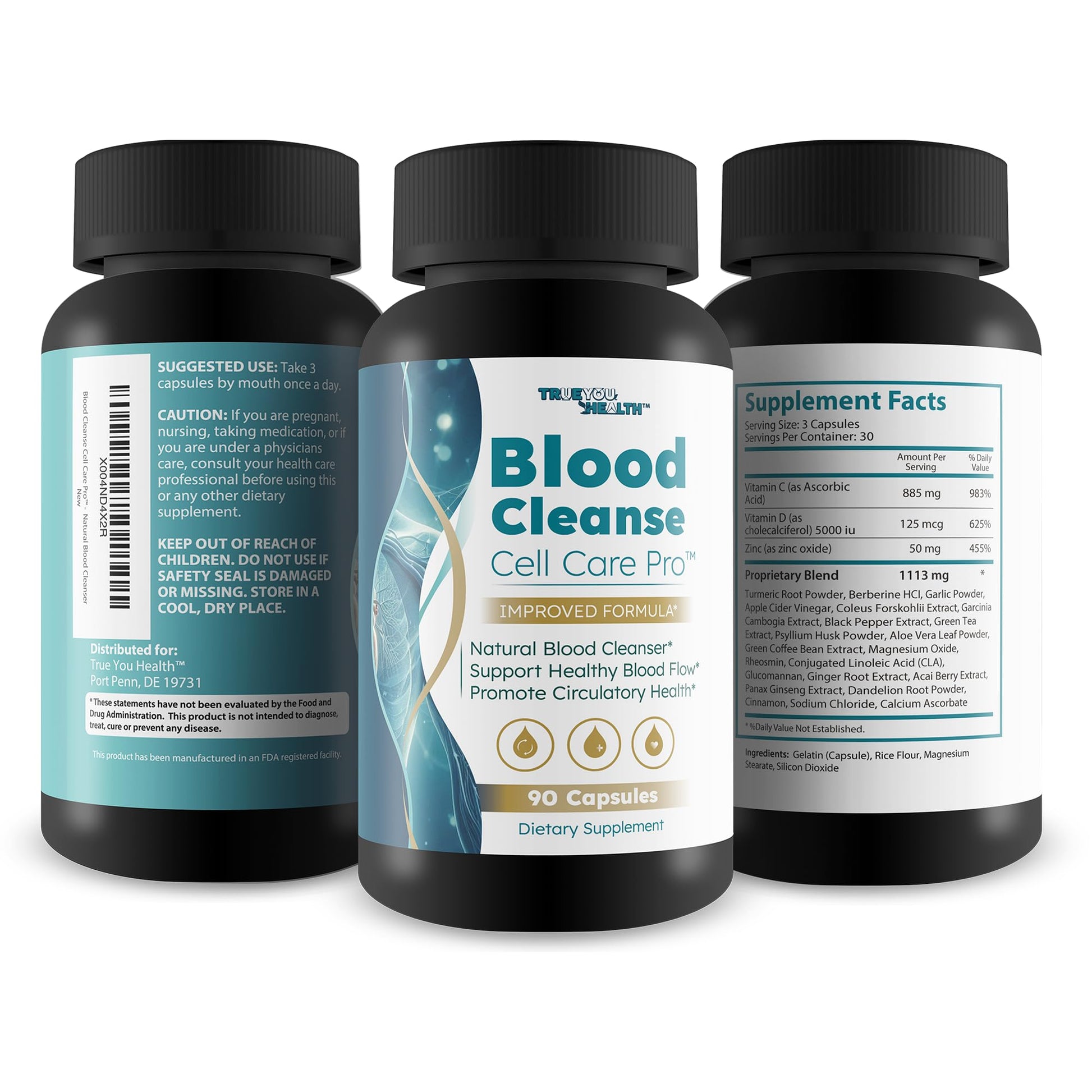 Blood Cleanse Cell Care Pro - Improved Formula - Our Best Blood Cleanse Detox - Cleanse Blood & Detox Body Cleanse - Full Body Cleanse - Sugar Detox Cleanse Pancreas Sweet Blood Cleanse Supplements - Maple Wellness Supplements