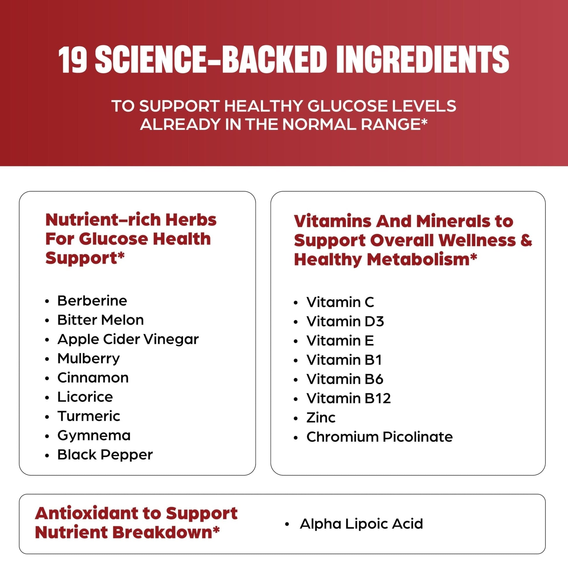 Blood Sugar Support Complex Supplement | Supports Healthy Blood Sugar Levels Already Within Normal Range | With Berberine, Cinnamon, Chromium, Turmeric - Maple Wellness Supplements