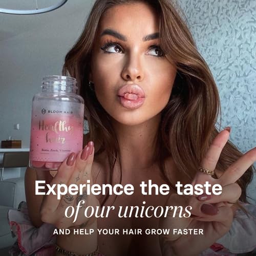 Bloom Hair Gummies for Faster Hair Growth & Biotin Vitamins for Rapid Hair Growth - Maple Wellness Supplements
