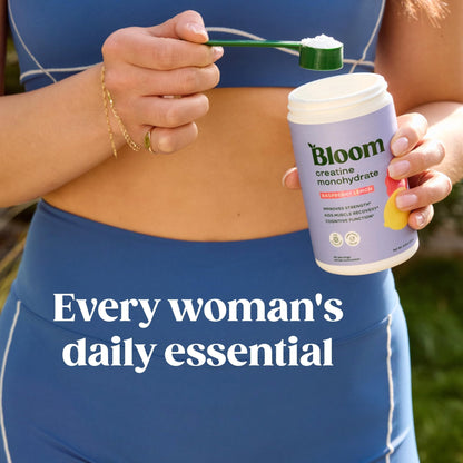 Bloom Nutrition Creatine Monohydrate Powder, 5g Micronized Creatine per Serving, Supports Muscle Recovery, Strength, Endurance, Pre or Post Workout, Gluten Free - Maple Wellness Supplements