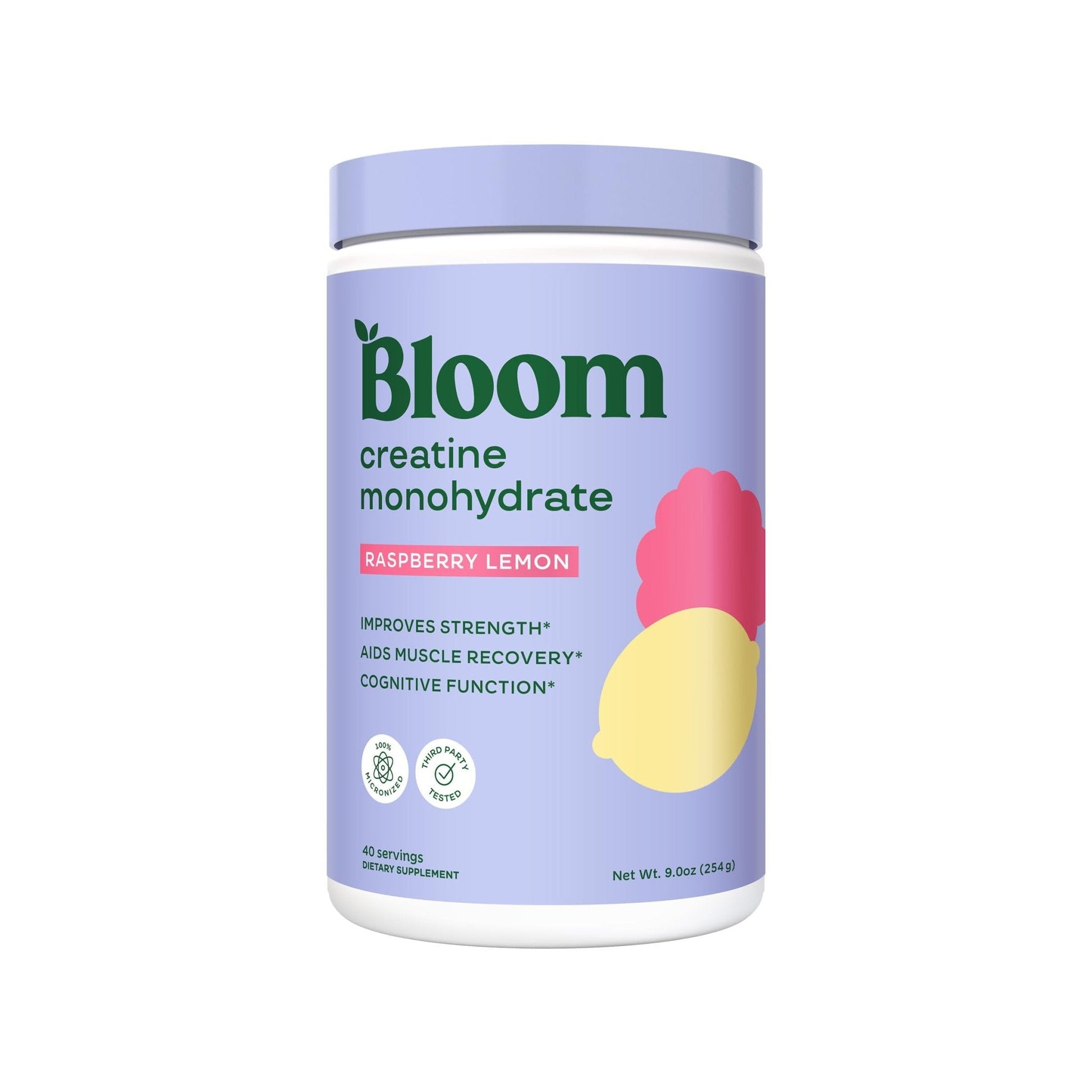 Bloom Nutrition Creatine Monohydrate Powder, 5g Micronized Creatine per Serving, Supports Muscle Recovery, Strength, Endurance, Pre or Post Workout, Gluten Free - Maple Wellness Supplements