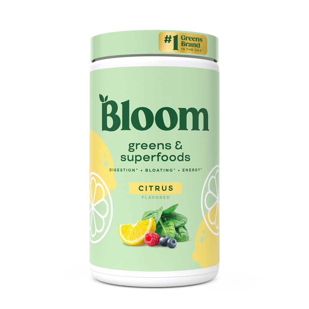 Bloom Nutrition Greens and Superfoods Powder for Digestive Health, Greens Powder - Maple Wellness Supplements