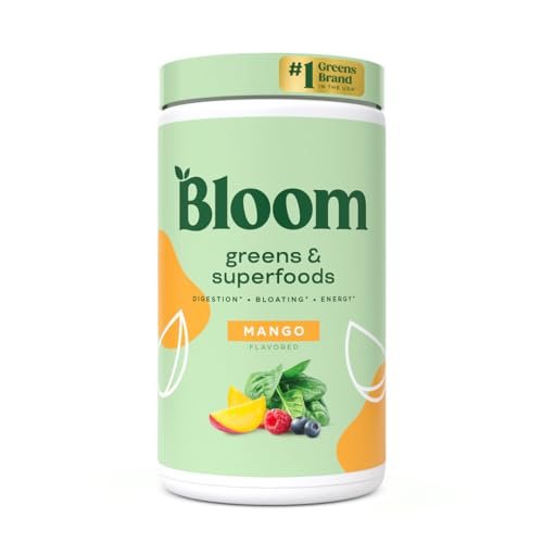 Bloom Nutrition Greens and Superfoods Powder for Digestive Health, Greens Powder - Maple Wellness Supplements