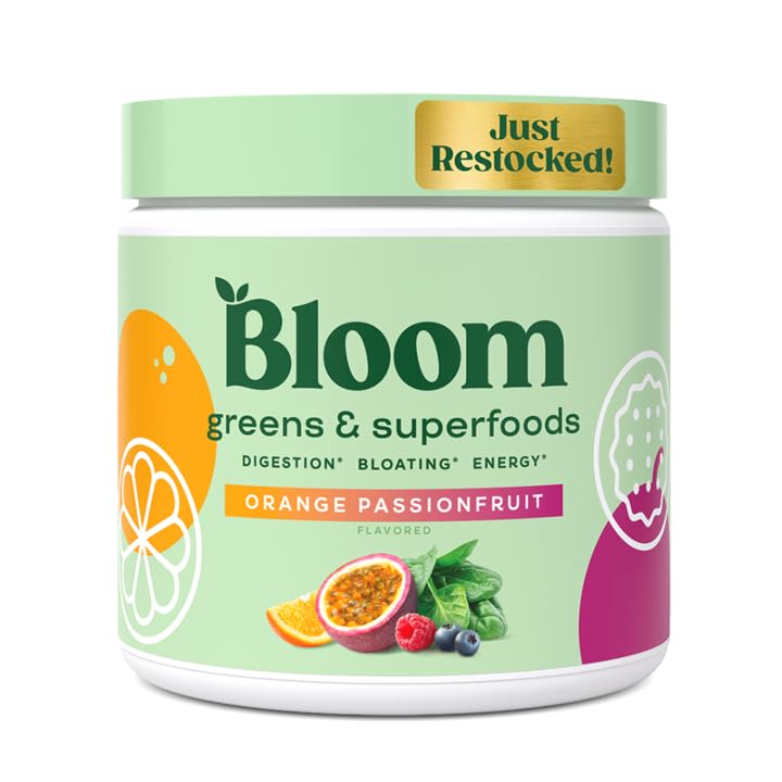 Bloom Nutrition Greens and Superfoods Powder for Digestive Health, Greens Powder - Maple Wellness Supplements