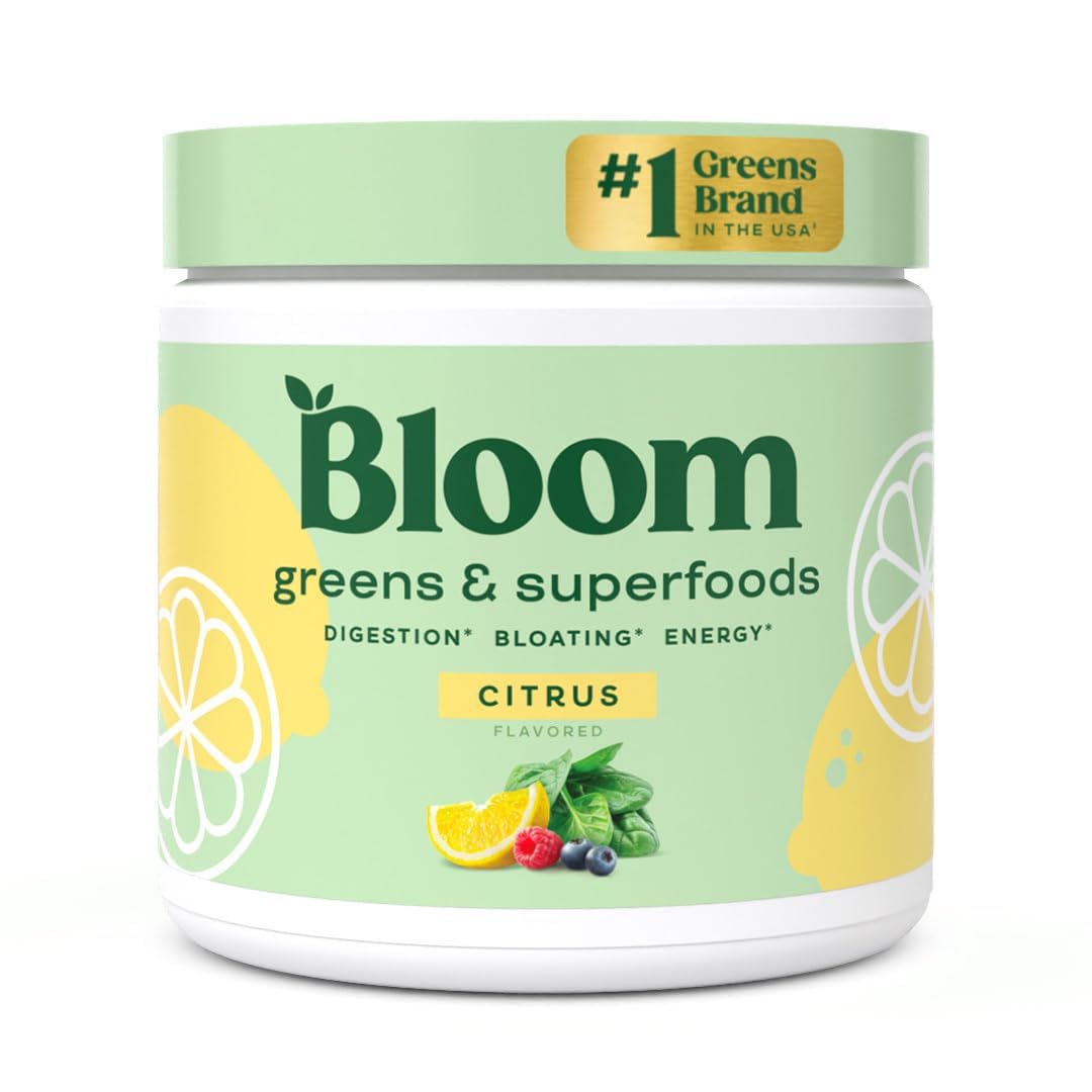 Bloom Nutrition Greens and Superfoods Powder for Digestive Health, Greens Powder - Maple Wellness Supplements