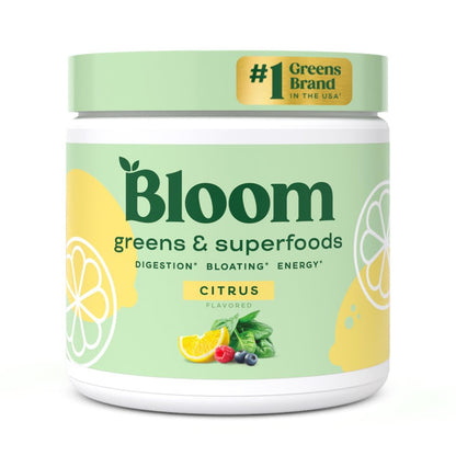 Bloom Nutrition Greens and Superfoods Powder for Digestive Health, Greens Powder - Maple Wellness Supplements