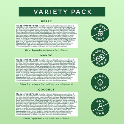 Bloom Nutrition Greens and Superfoods Powder Packets for Digestive Health, Greens - Maple Wellness Supplements