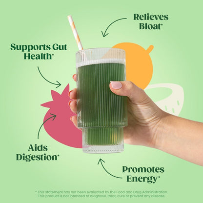 Bloom Nutrition Greens and Superfoods Powder Packets for Digestive Health, Greens - Maple Wellness Supplements