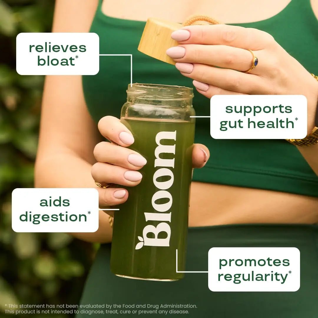 Bloom Nutrition Superfood Greens Powder, Digestive Enzymes with Probiotics and Prebiotics, Gut Health, Bloating Relief for Women, Chlorella, Green Juice Mix with Beet Root Powder, 30 SVG, Mango - Maple Wellness Supplements
