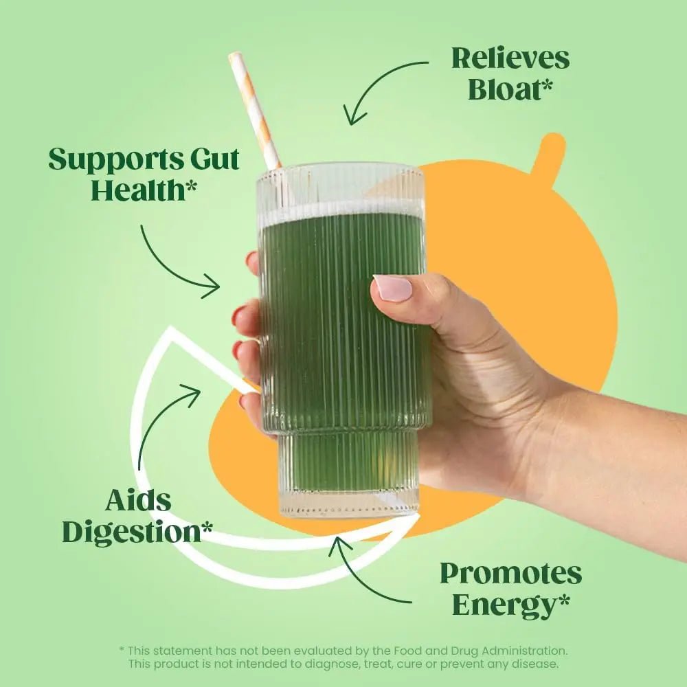 Bloom Nutrition Superfood Greens Powder, Digestive Enzymes with Probiotics and Prebiotics, Gut Health, Bloating Relief for Women, Chlorella, Green Juice Mix with Beet Root Powder, 30 SVG, Mango - Maple Wellness Supplements