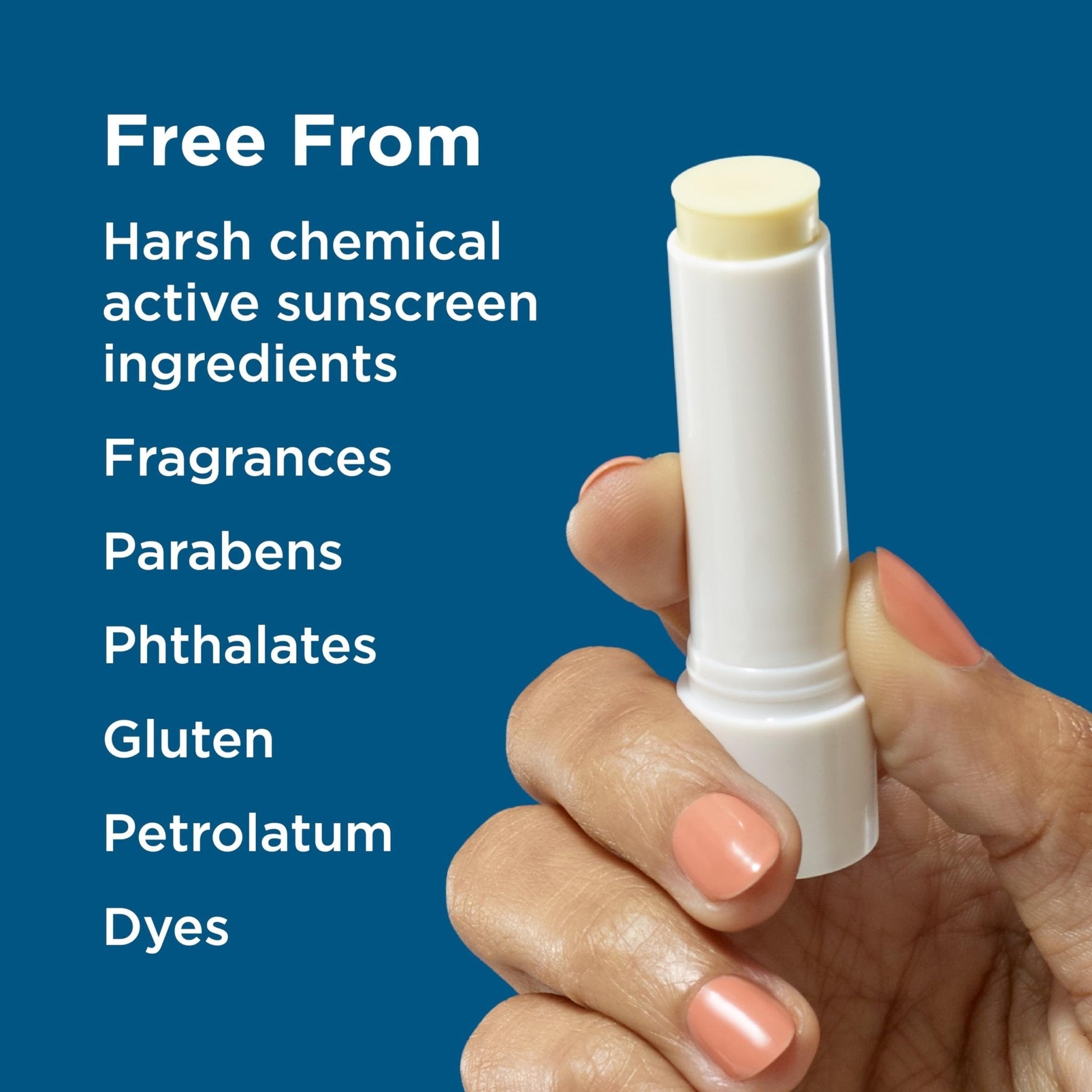 BLUE LIZARD Mineral SPF 15 Lip Balm, 3-Pack: Broad Spectrum Sun Protection, Natural Coconut Flavor, 8 Natural Oils - Maple Wellness Supplements