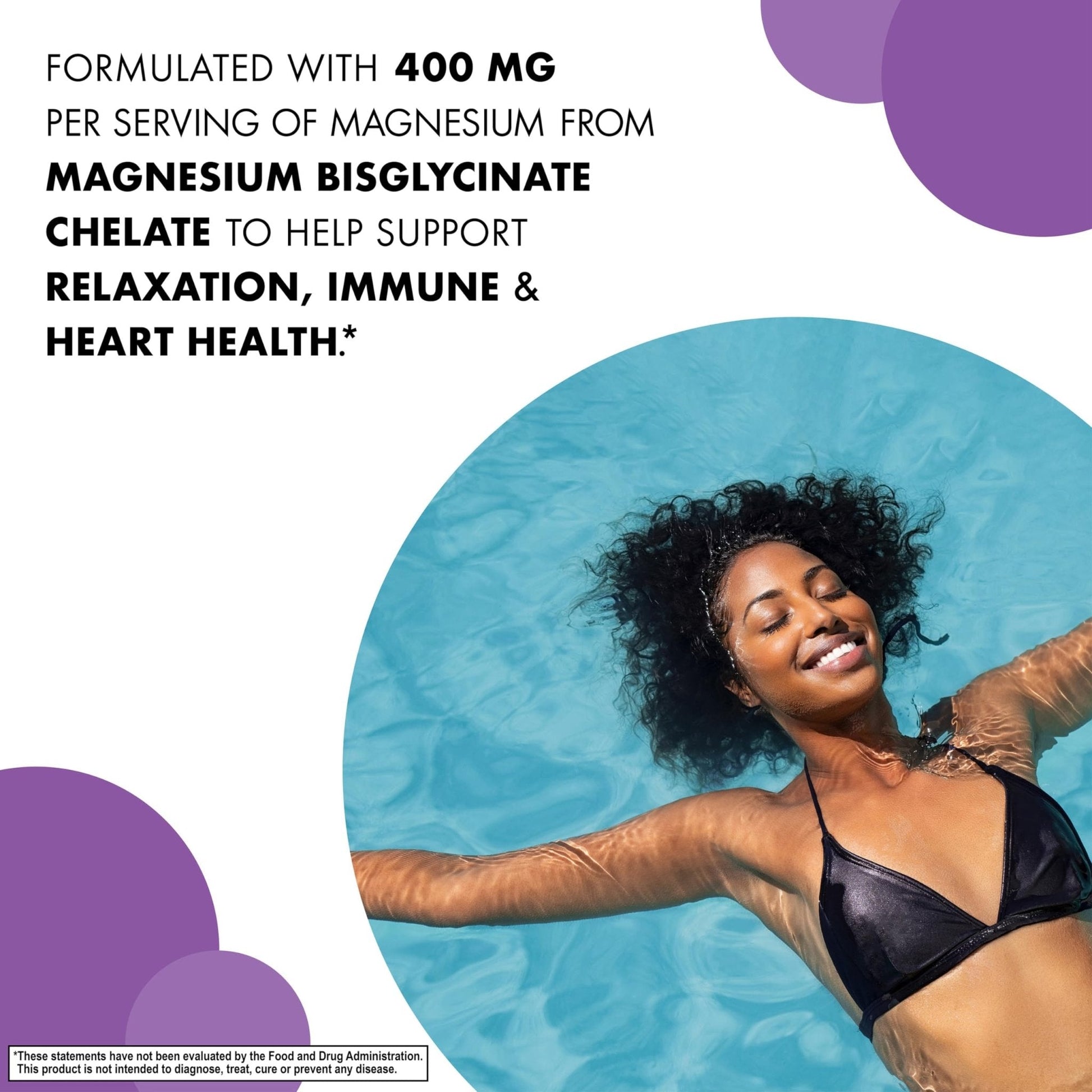 Bluebonnet Nutrition Magnesium Glycinate 400mg Maximum Absorption Mineral Complex Supports Energy Production & Enzyme Function - Non-GMO - Maple Wellness Supplements