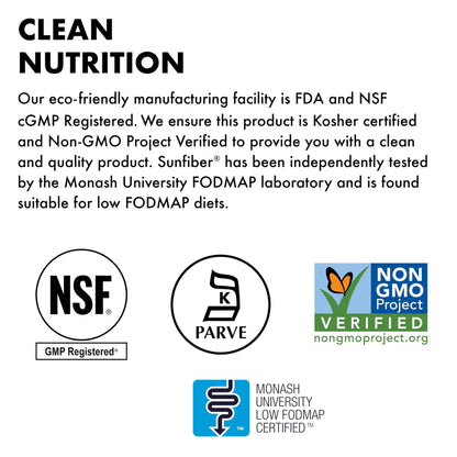 BlueBonnet Nutrition Sunfiber – 6 g of Plant Based Prebiotic Soluble Fiber – Supports Digestive Health* - Instant Dissolve – Non-GMO, Vegan, Kosher - Maple Wellness Supplements