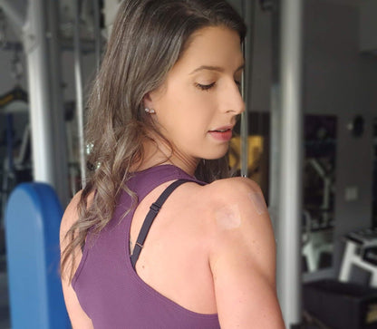 Body Discomfort Patch 120 mg - 15 ct (8 mg ea.) Lasts 24 Hours. Sweat & Water Resistant. Convenient & Discreet. For Use On Any Part Of The Body. Plant-Based Extended-Release Patch - Maple Wellness Supplements