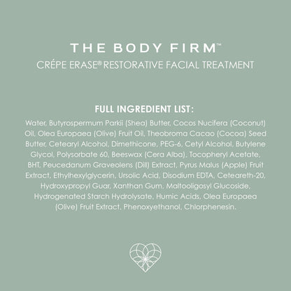 Body Firm Crepe Erase Facial Repair Treatment, Anti Aging Face Moisturizer With Shea Butter, Collagen, Vitamin E, Neck Firming Cream for Wrinkles and Fine Lines, Original Citrus, 1.7 FL Oz - Maple Wellness Supplements
