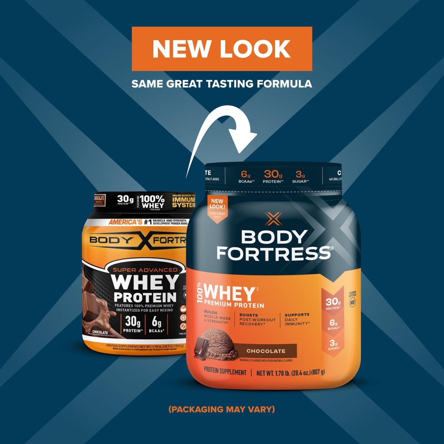 Body Fortress Super Advanced Isolate Protein Powder, Gluten Free, Vanilla Creme Flavored - Maple Wellness Supplements