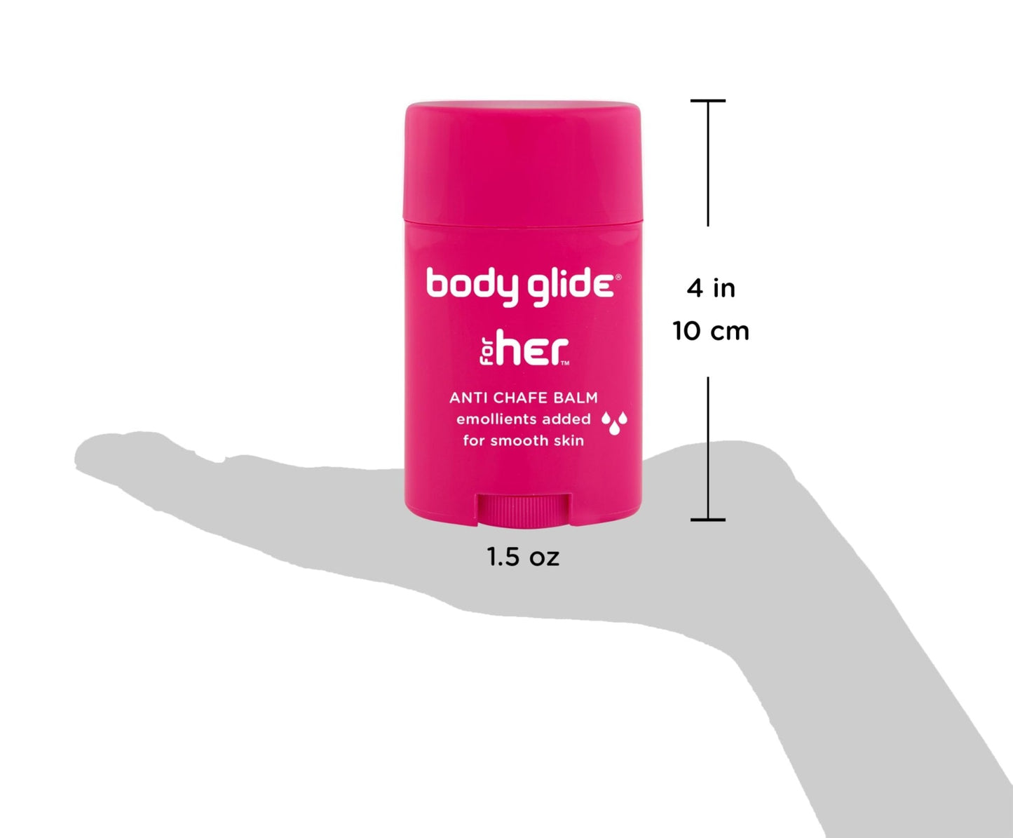 Body Glide For Her Anti Chafe Balm | Chafing stick with added emollients | Great for dry - Maple Wellness Supplements