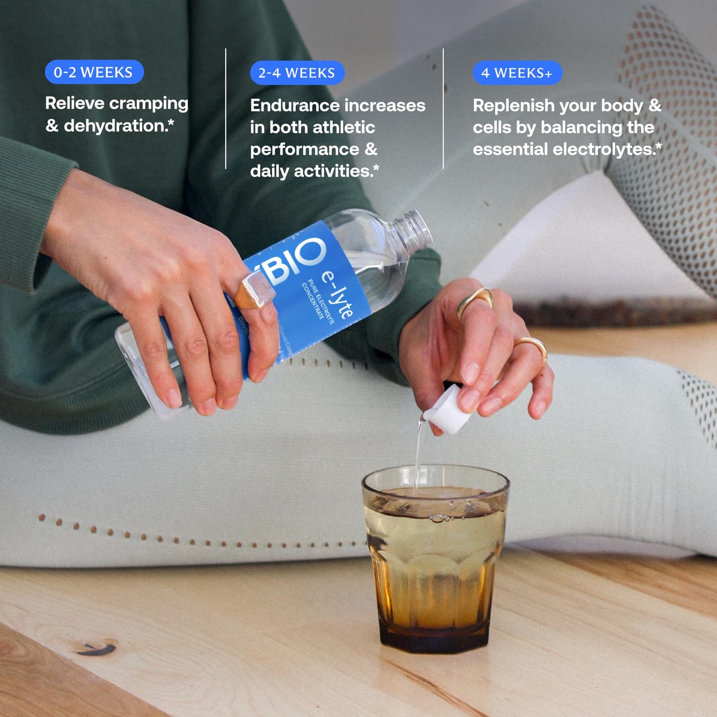 BodyBio e-lyte - Liquid Electrolyte Concentrate for Clean Hydration, Energy & Cramp Relief - No Sugar, No Artificial Flavors, No Fillers, Keto Friendly - Maple Wellness Supplements