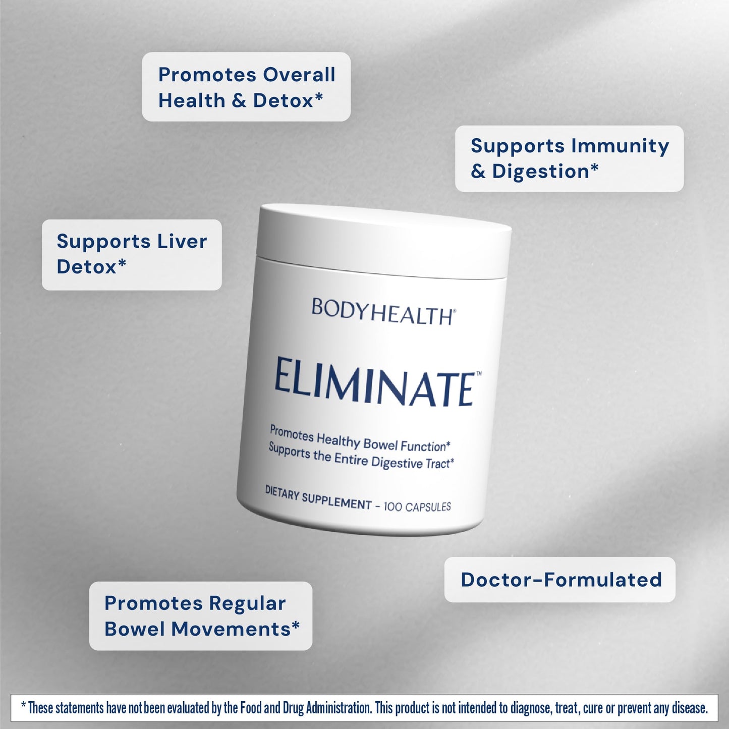 BodyHealth Intestinal Cleanse - Eliminate, Colon Cleanser Detox, Gentle Laxative Pills and Bowel Flush Constipation Relief for Adults, Body Cleanse for Colon Health - Maple Wellness Supplements