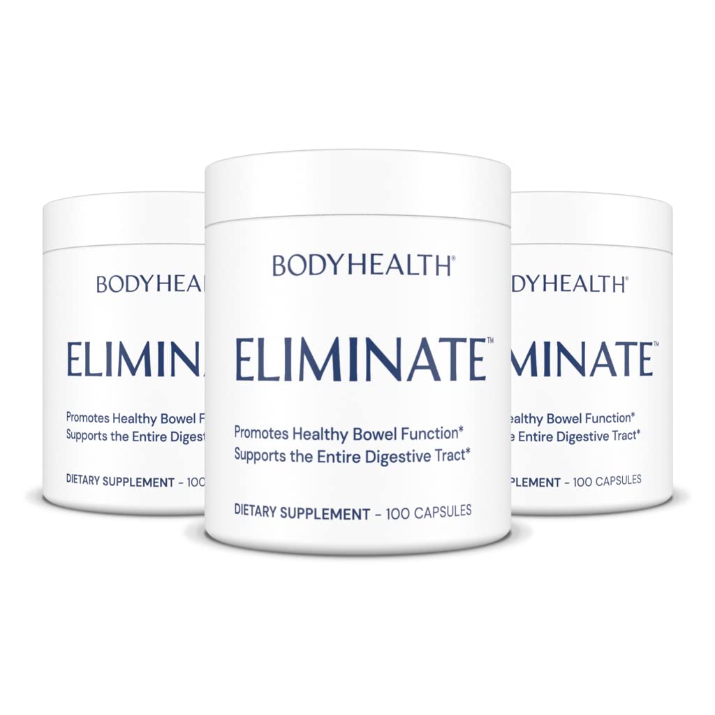 BodyHealth Intestinal Cleanse - Eliminate, Colon Cleanser Detox, Gentle Laxative Pills and Bowel Flush Constipation Relief for Adults, Body Cleanse for Colon Health - Maple Wellness Supplements