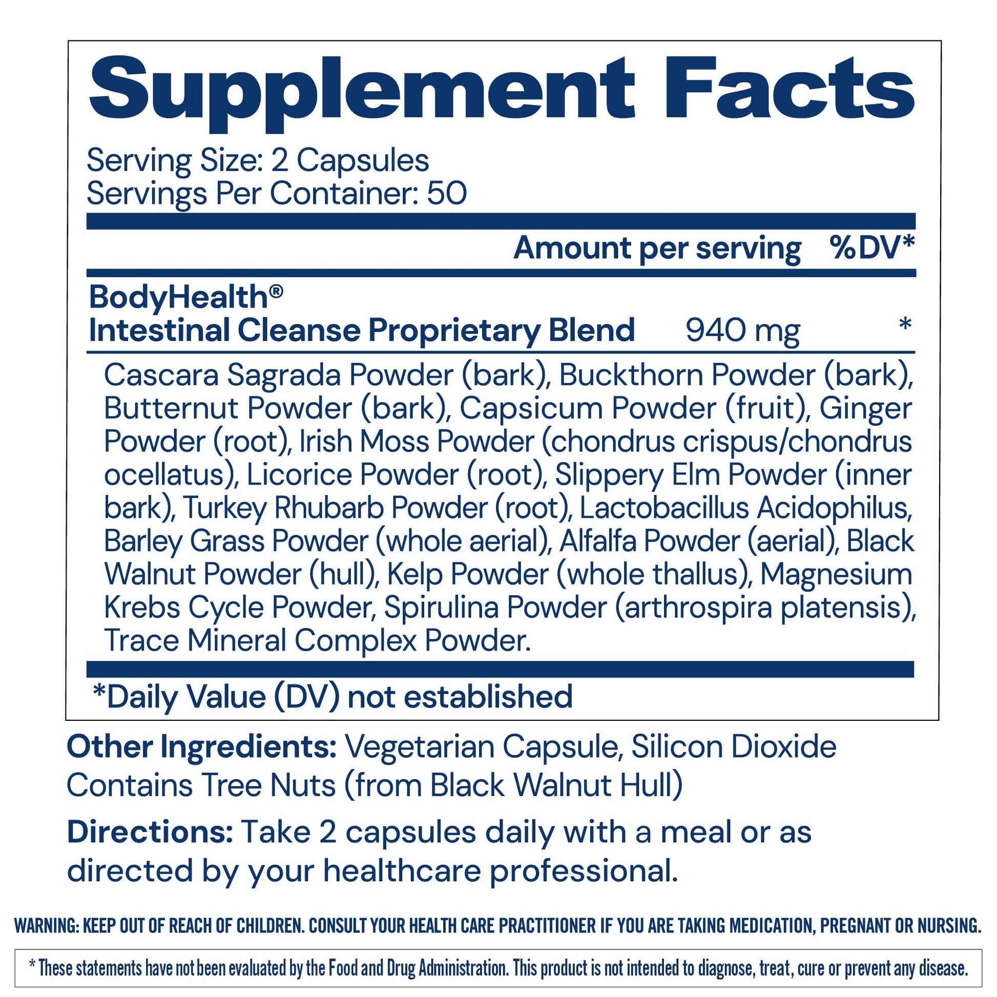 BodyHealth Intestinal Cleanse - Eliminate, Colon Cleanser Detox, Gentle Laxative Pills and Bowel Flush Constipation Relief for Adults, Body Cleanse for Colon Health - Maple Wellness Supplements