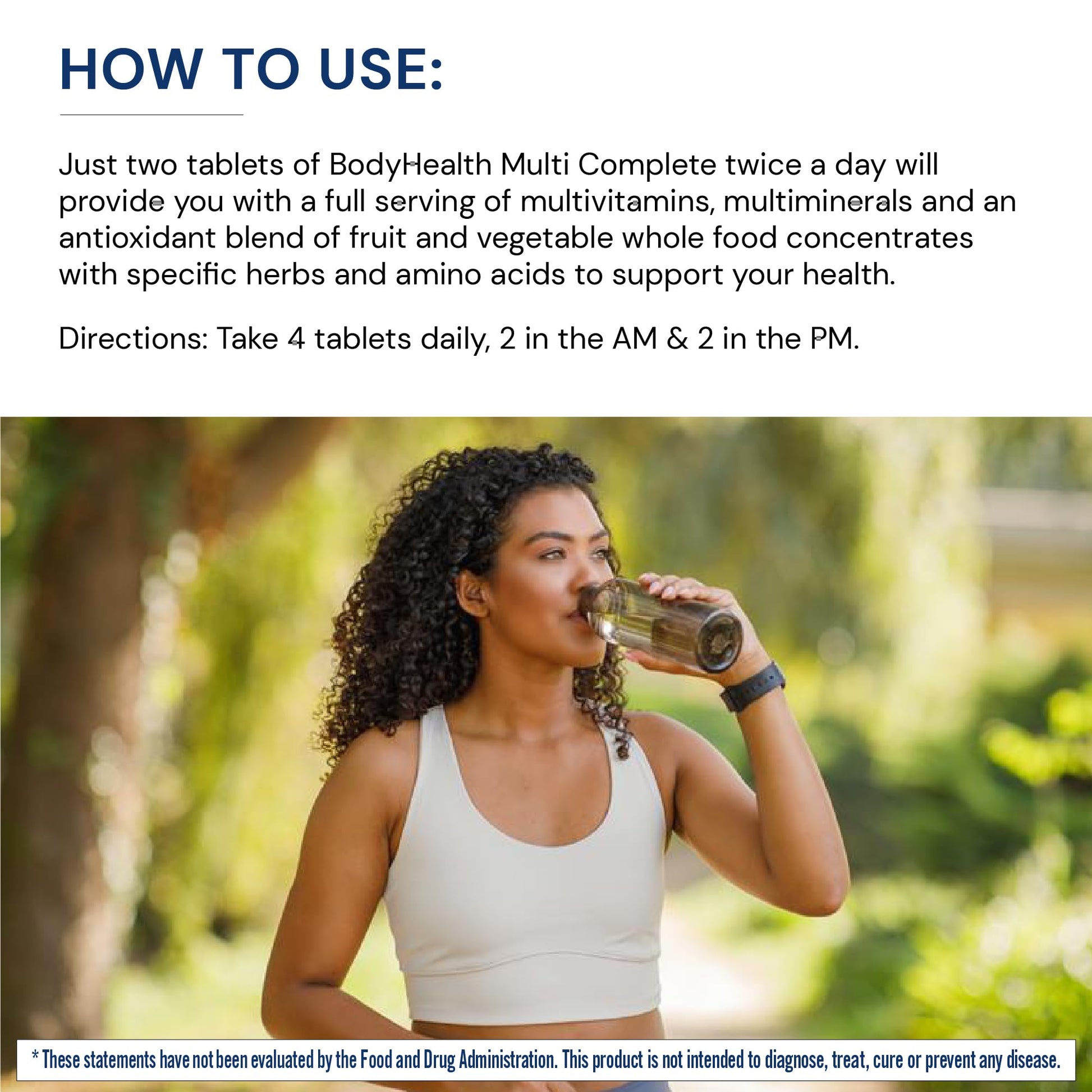 BodyHealth Multi Complete (120 Ct) Daily Multivitamin for Men and Women with Whole Foods, Minerals, Antioxidants, Organic Green Food Concentrates, and Liver Detox Extracts, Non GMO - Maple Wellness Supplements