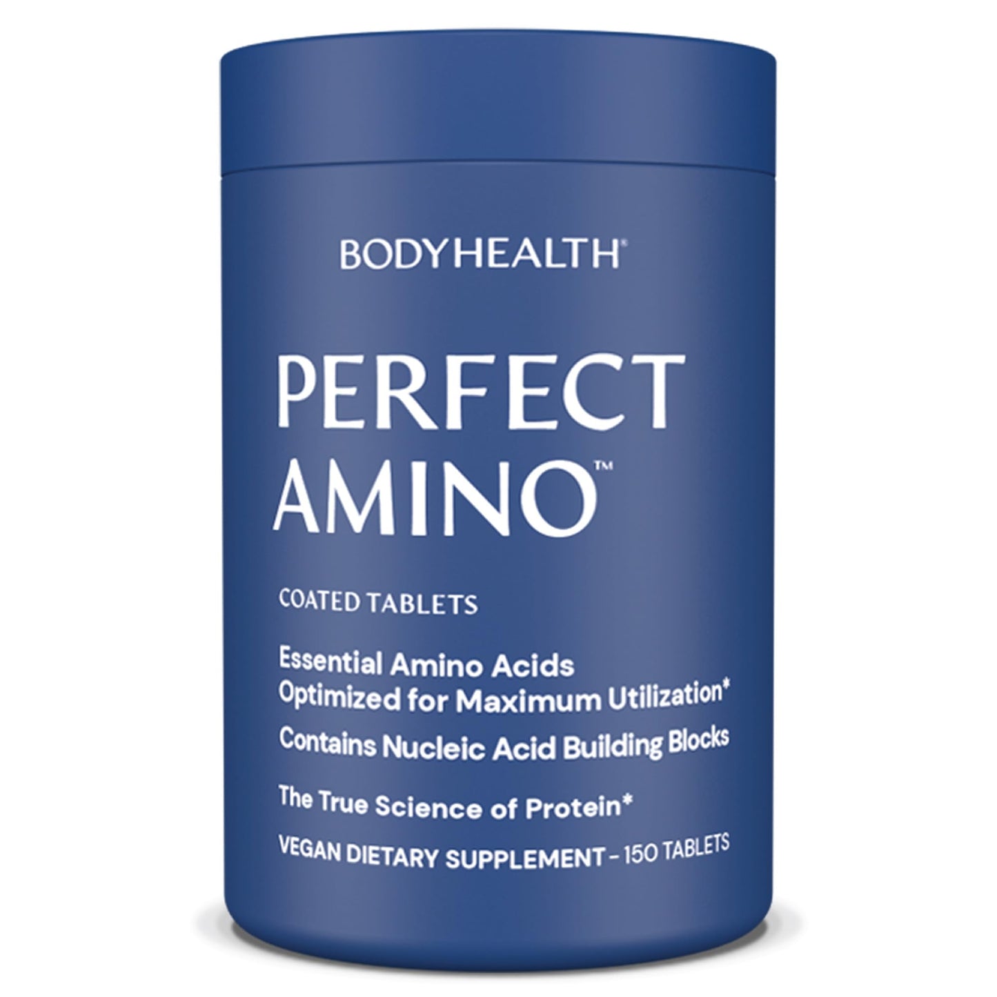 BodyHealth PerfectAmino (150 ct) Easy to Swallow Tablets, Essential Amino Acids Supplement with BCAAs, Vegan Protein for Pre/Post Workout & Muscle Recovery with Lysine, Tryptophan, Leucine, Methionine - Maple Wellness Supplements