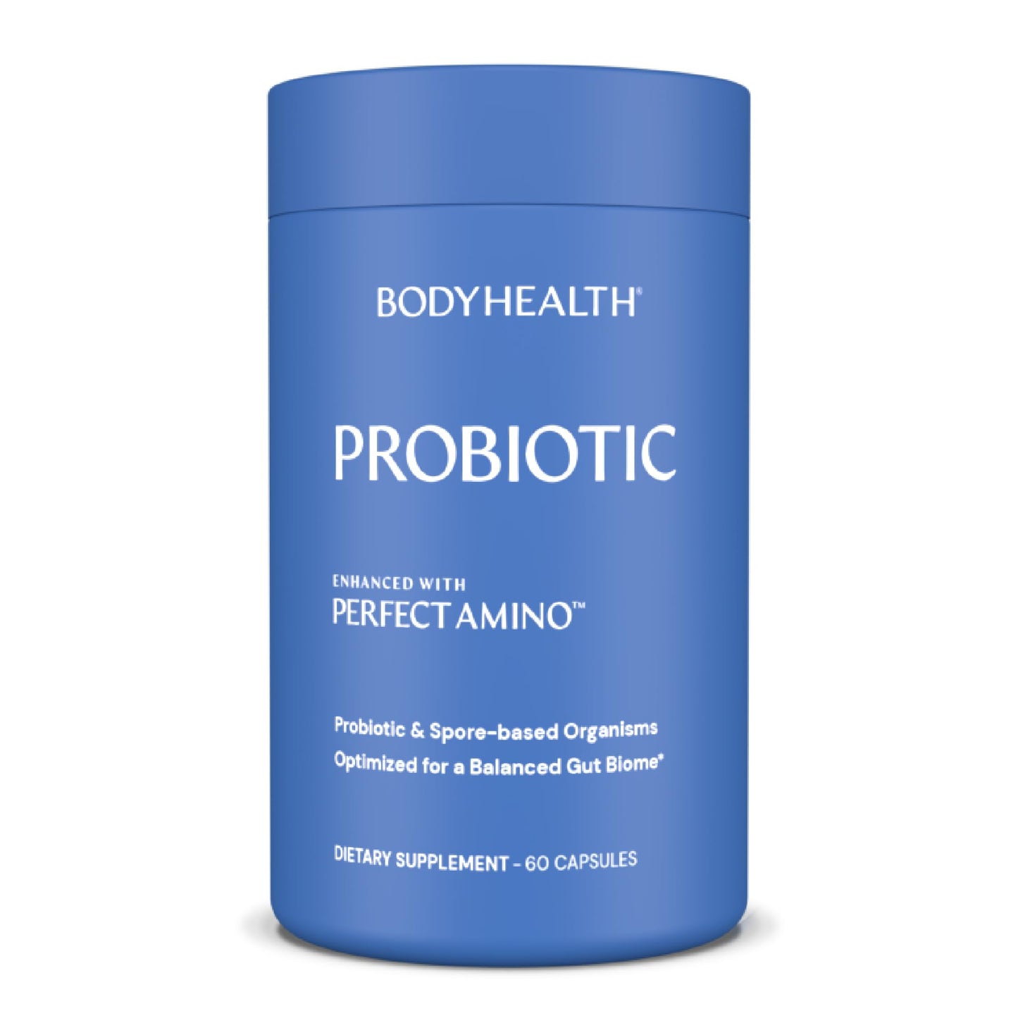 BodyHealth Probiotic Enhanced with PerfectAmino for Women and Men, Spore Based with Bifidobacterium, Lactobacillus Salivarius, - Maple Wellness Supplements